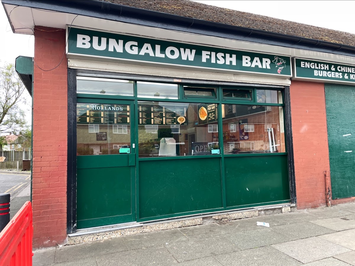 Bungalow Fish Bar, menu